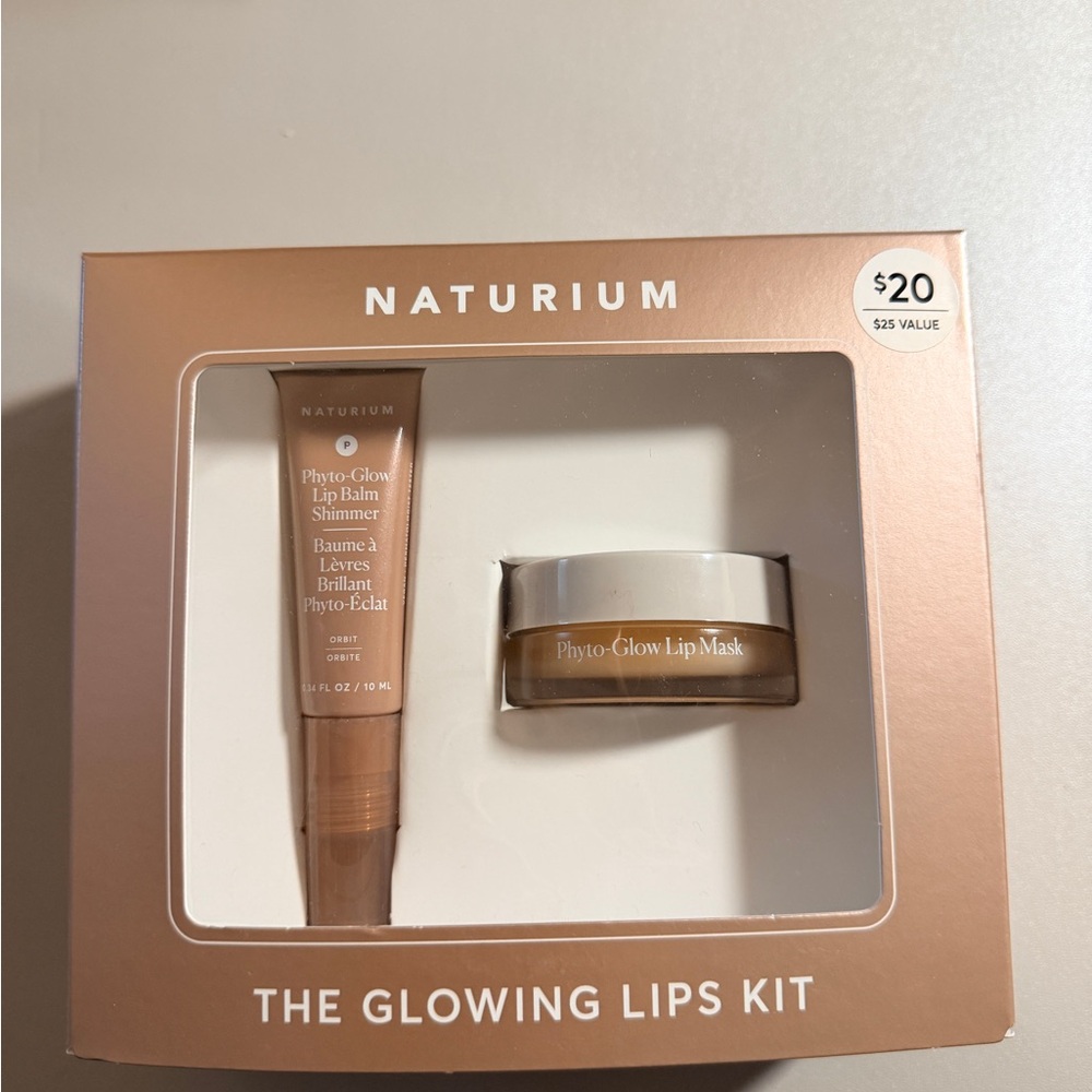 Glowing Lips Kit - Shimmer Lip Balm & Lip Mask